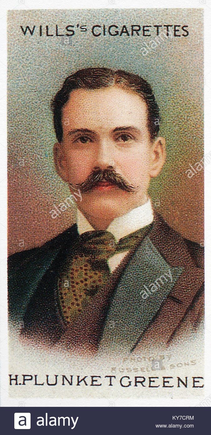 Harry Plunket Greene ritratto, 1865 – 1936, è stato un baritono irlandese Foto Stock