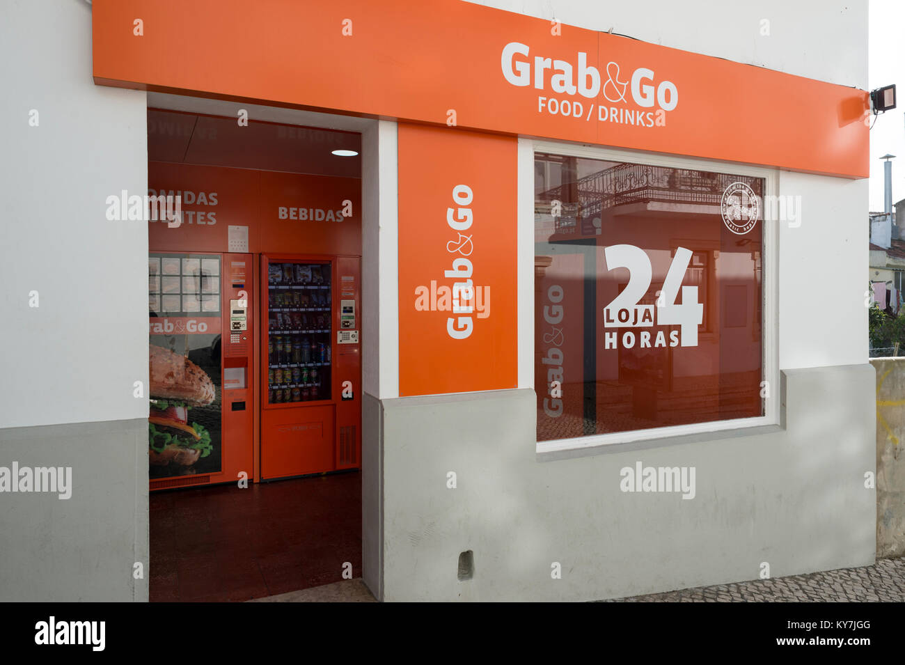 Grab & Go, 24 ore macchina distributrice cafe. Foto Stock