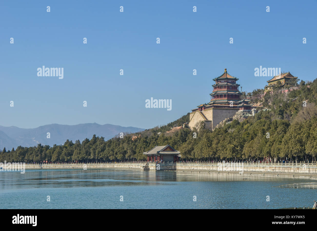 Palazzo d'estate a Pechino in Cina Foto Stock