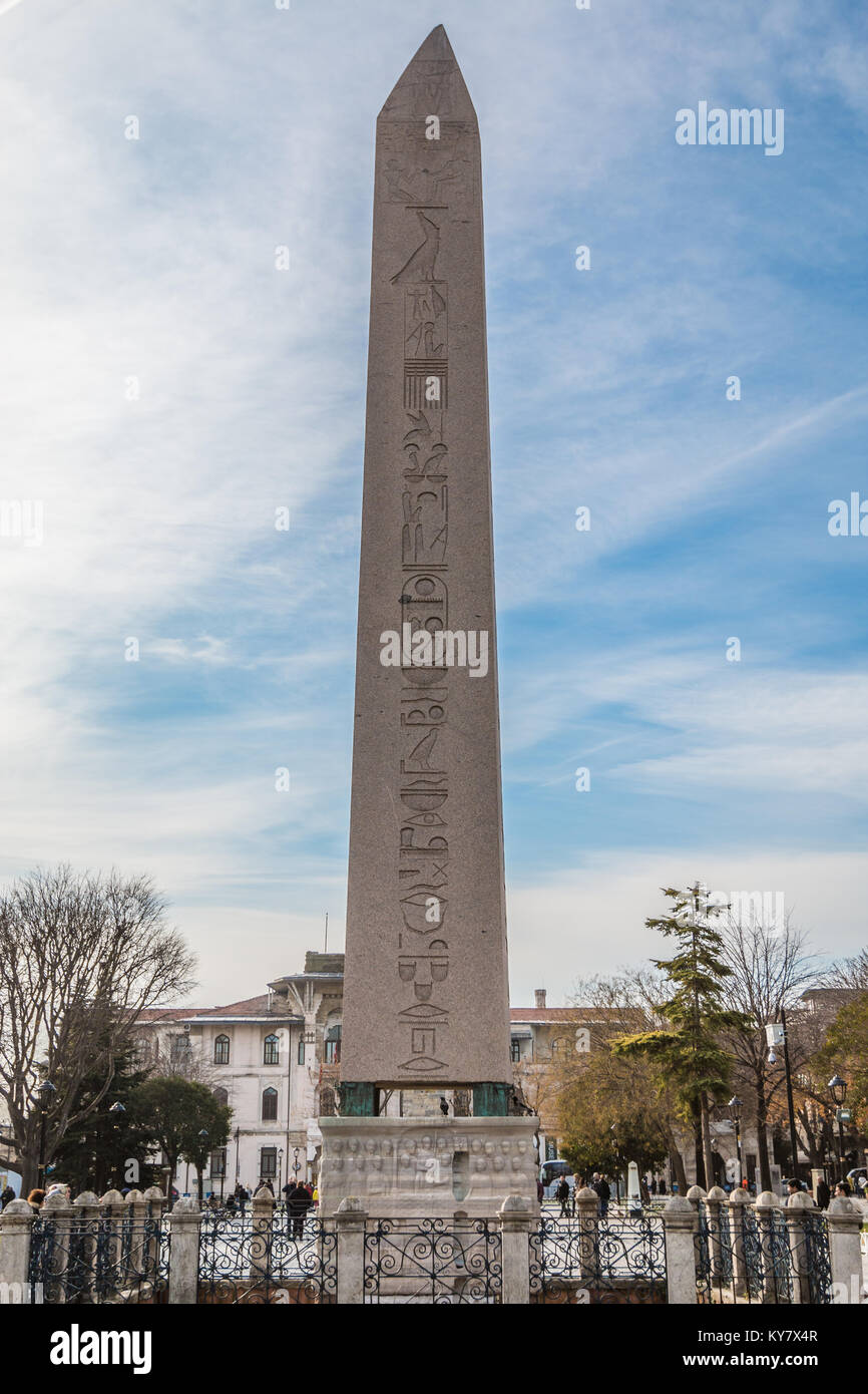 Obelisco di Istanbul Turchia Foto Stock