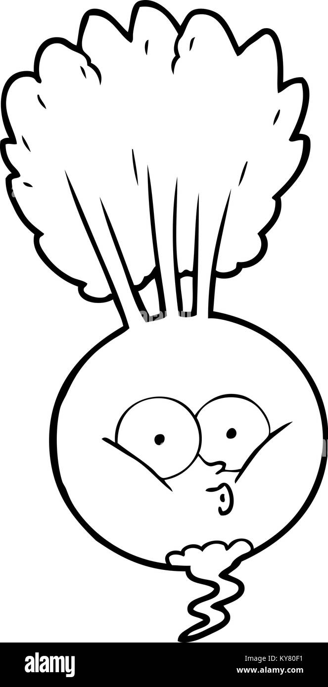 Vegetali cartoon Illustrazione Vettoriale