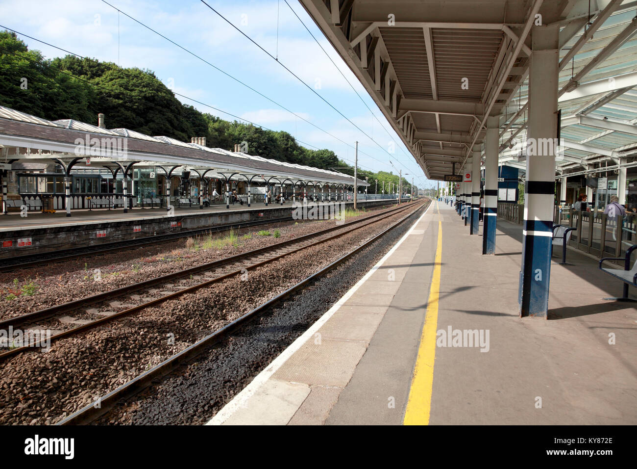 Durham stazione ferroviaria Foto Stock