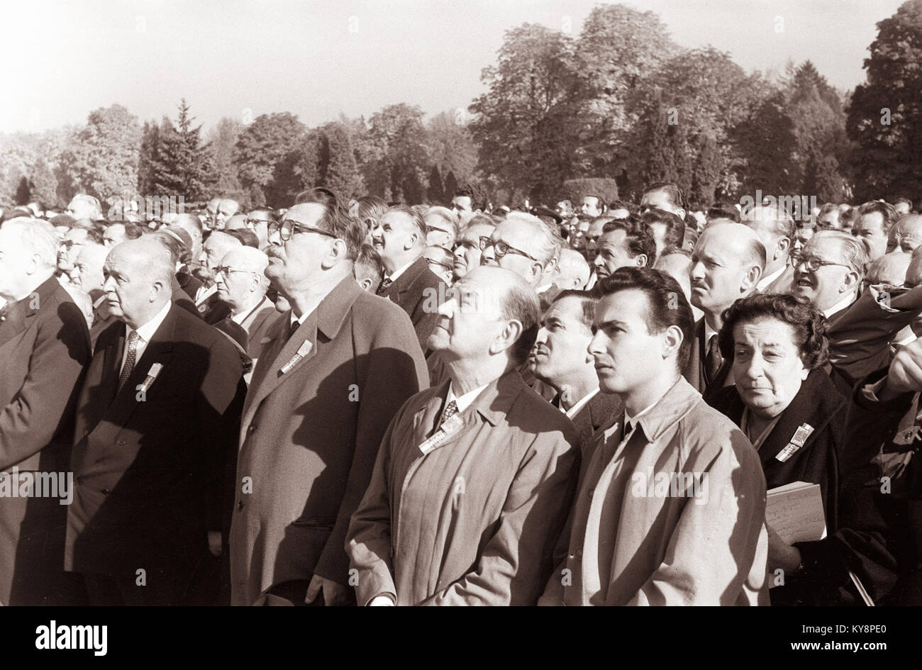 Odkritje spomenika žrtvam fašizma v Gradcu 1961 (16) Foto Stock