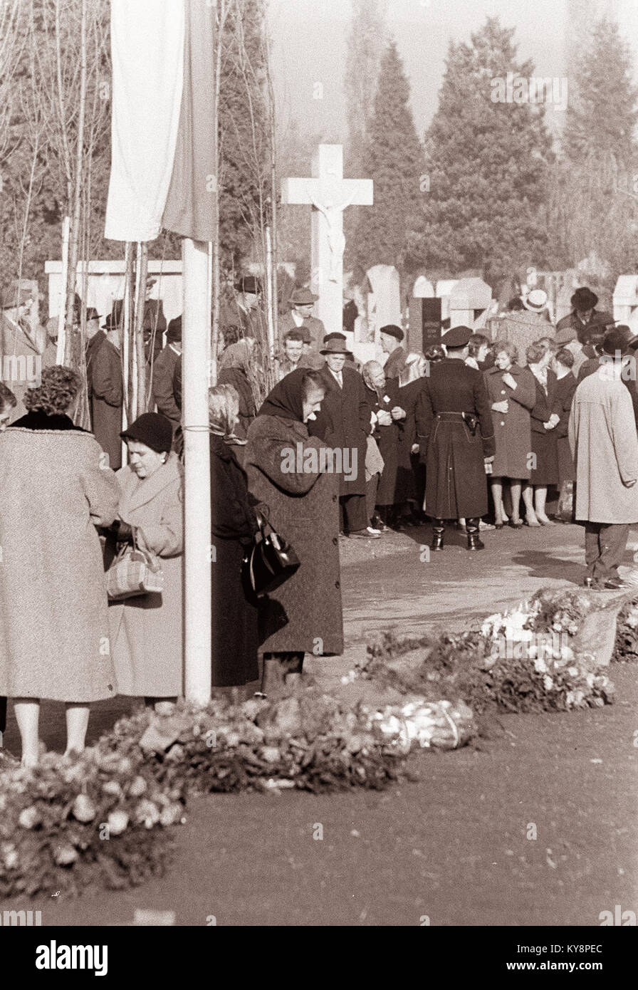 Odkritje spomenika žrtvam fašizma v Gradcu 1961 (23) Foto Stock