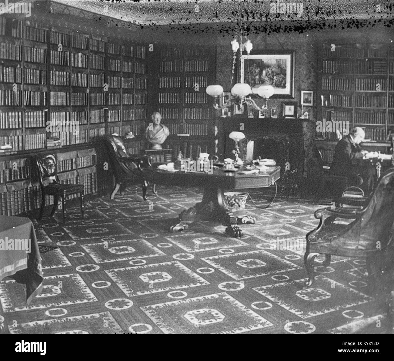 Questo ritratto raffigura William Collis Meredith, un giudice canadese, che cattura il suo aspetto e lo status professionale in Quebec. Foto Stock