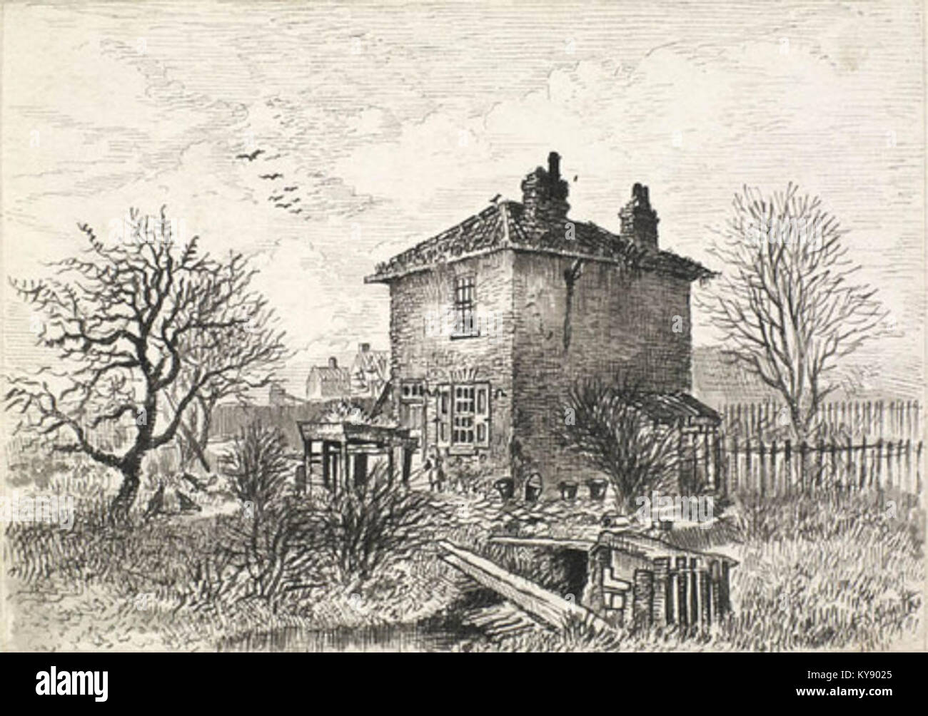 Questa fotografia del 1885 mostra Sculcoates Lane al Beverley Road End, dando un'occhiata al paesaggio urbano e alla vita di strada dell'Inghilterra del tardo XIX secolo. L'immagine evidenzia il mutevole paesaggio urbano durante l'industrializzazione. Foto Stock