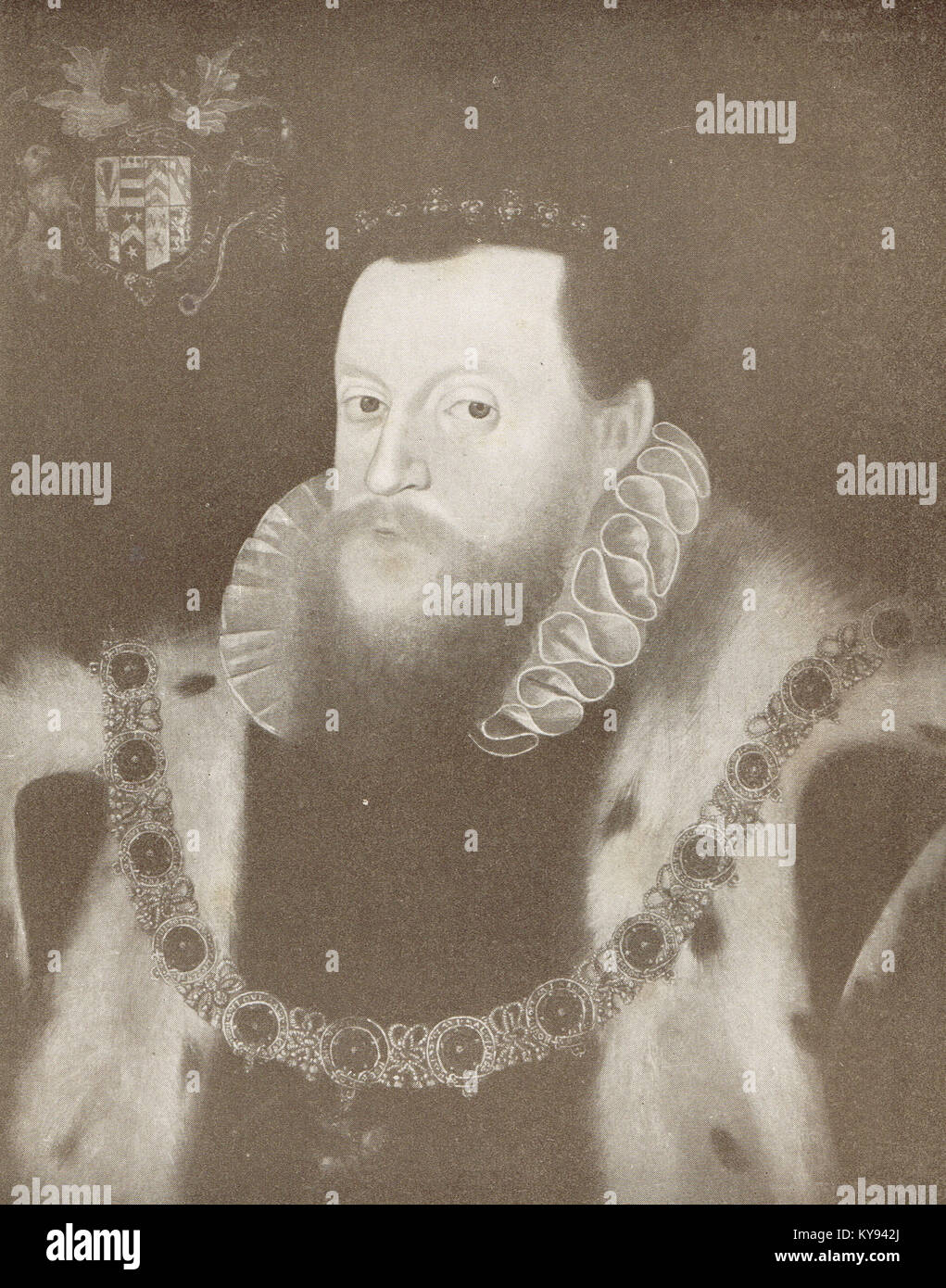 Sir Henry Sidney (1529-1586) Foto Stock