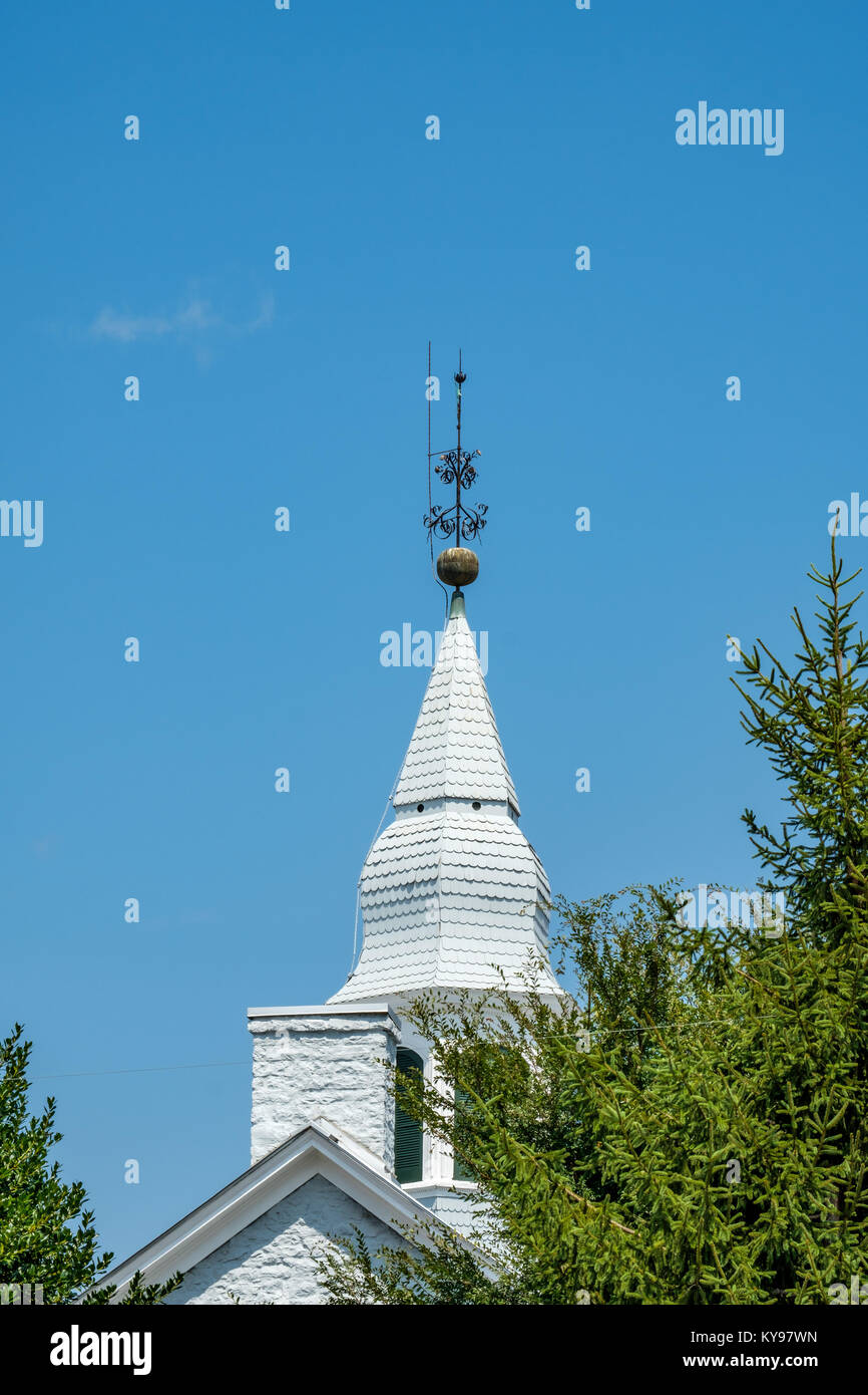 Vecchio Shenandoah County Courthouse, Main Street, Woodstock, Virginia Foto Stock