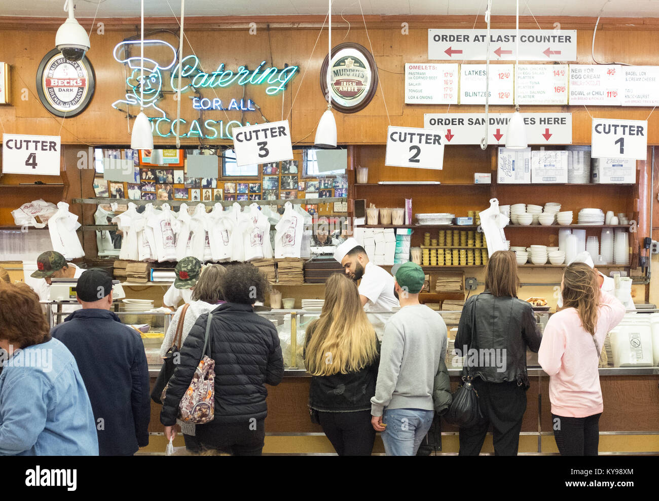 Katz's Deli, di New York Manhattan Lower East Side Foto Stock