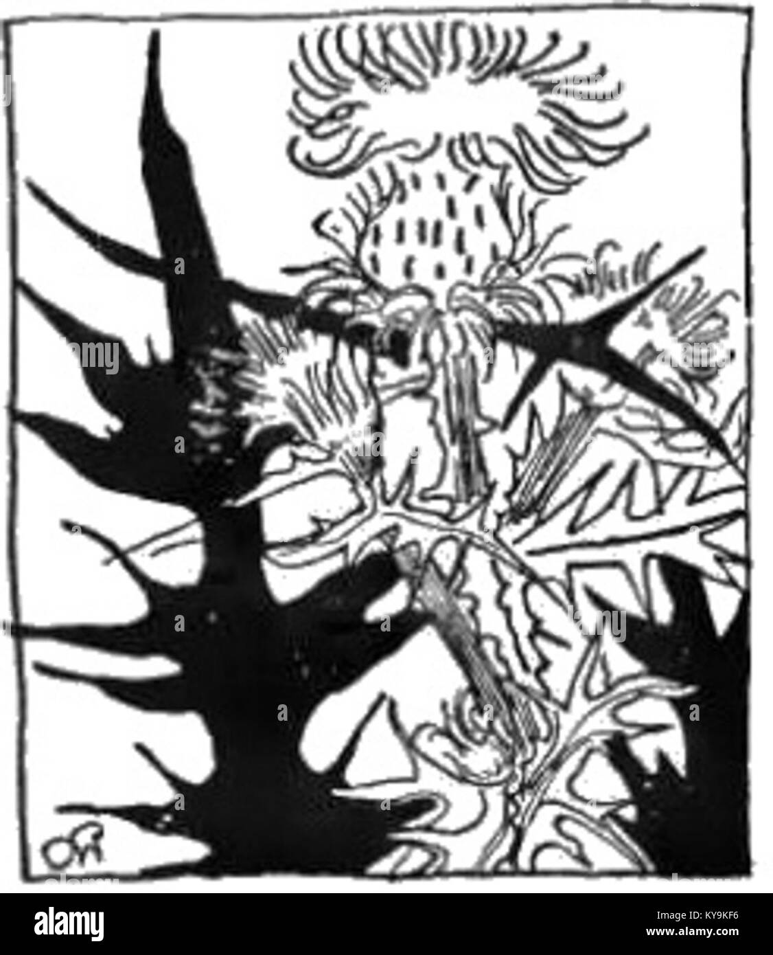 Questa immagine della serie "Z cyklu wigilii" di Stanisław Wyspiański fa parte di una collezione culturale, incentrata sul patrimonio polacco e sulla tradizione della vigilia di Natale. L'opera riflette l'esplorazione da parte dell'artista dei costumi polacchi e degli aspetti spirituali della vacanza. Foto Stock