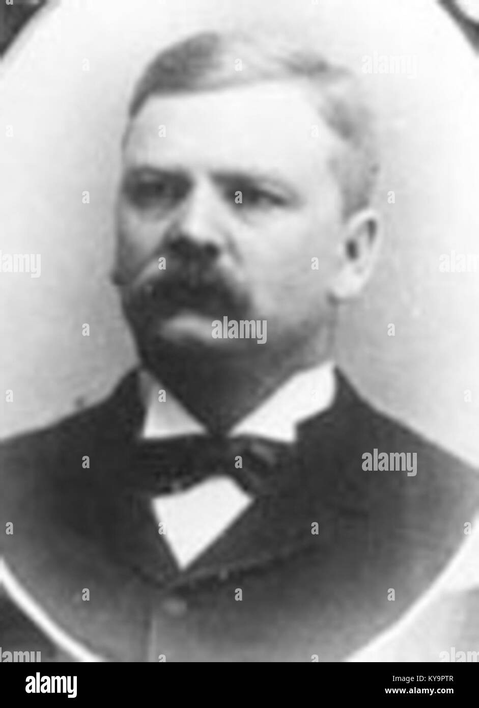 Ritratto o rappresentazione di Thomas Tweed, un individuo notevole, che enfatizza la rappresentazione visiva per scopi storici o archivistici. Foto Stock