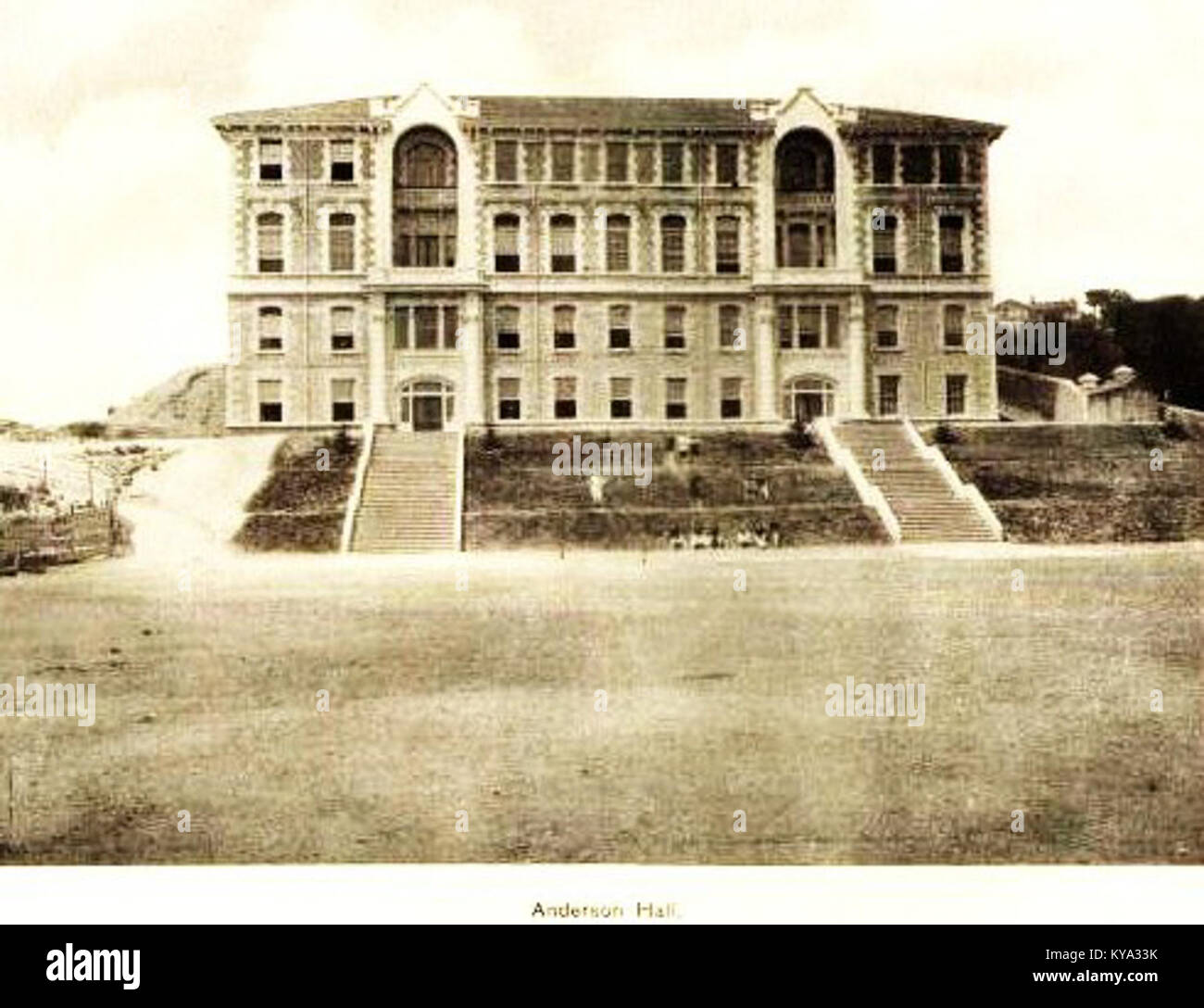 Robert Kolej (Boğaziçi Üniversitesi) Anderson Hall vecchio Foto Stock