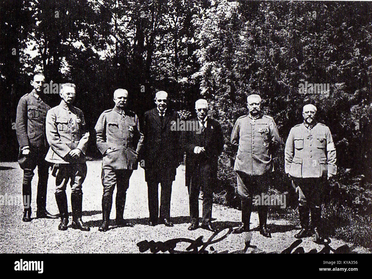 Fotografia della Freedom Cross assegnata a Hindenburg e Ludendorff nel luglio 1918, che rappresenta gli onori militari nella prima guerra mondiale Foto Stock