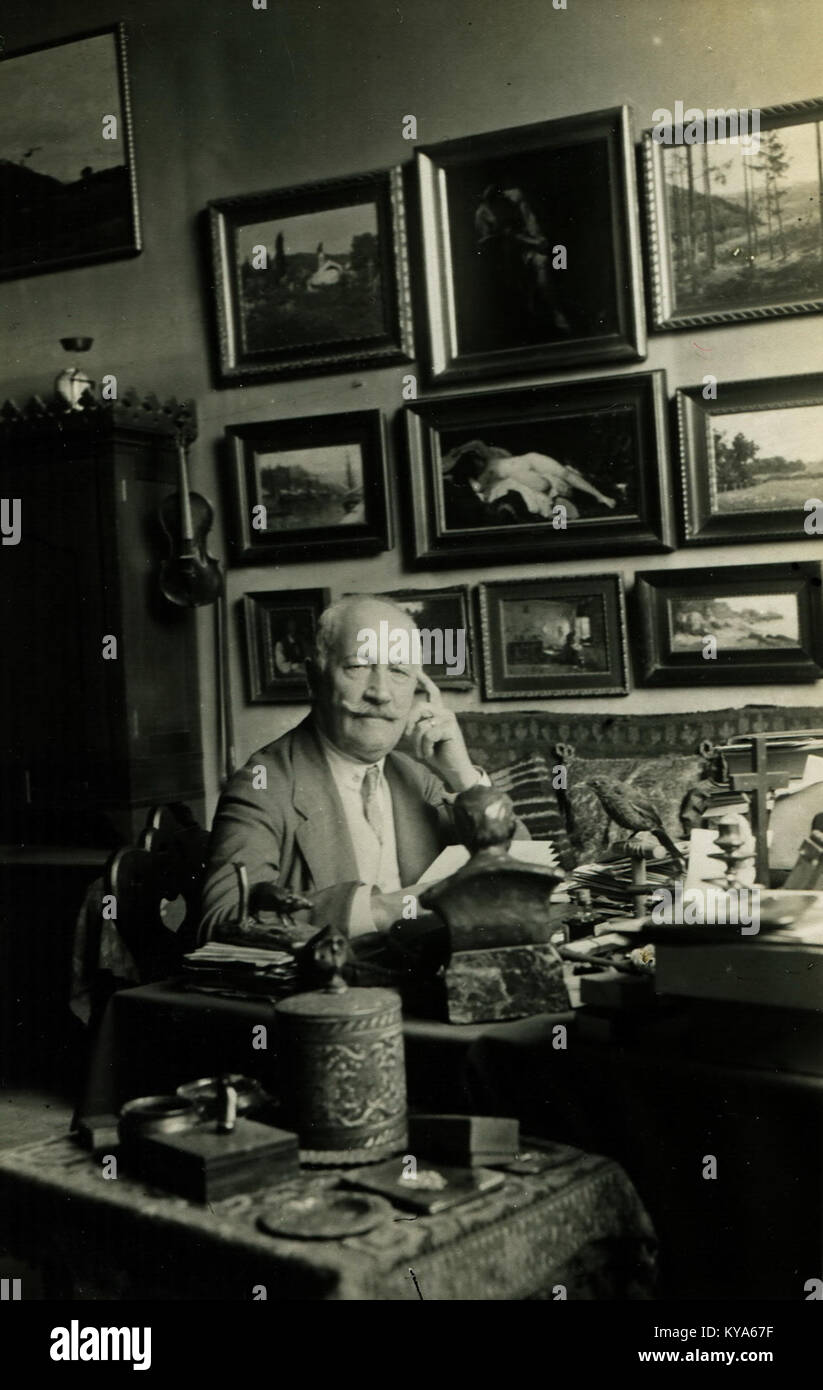 Un ritratto di Túry Gyula, una figura ungherese, che mostra il suo abbigliamento, le sue somiglianze e la sua presenza storica documentata. Foto Stock