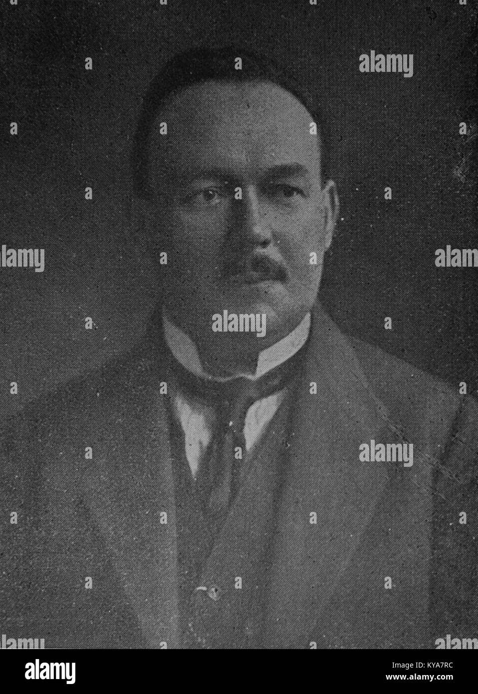 Questo ritratto di Vladimír Hatlák illustra la sua somiglianza, evidenziando i suoi contributi agli sviluppi storici e culturali durante la sua vita. Foto Stock