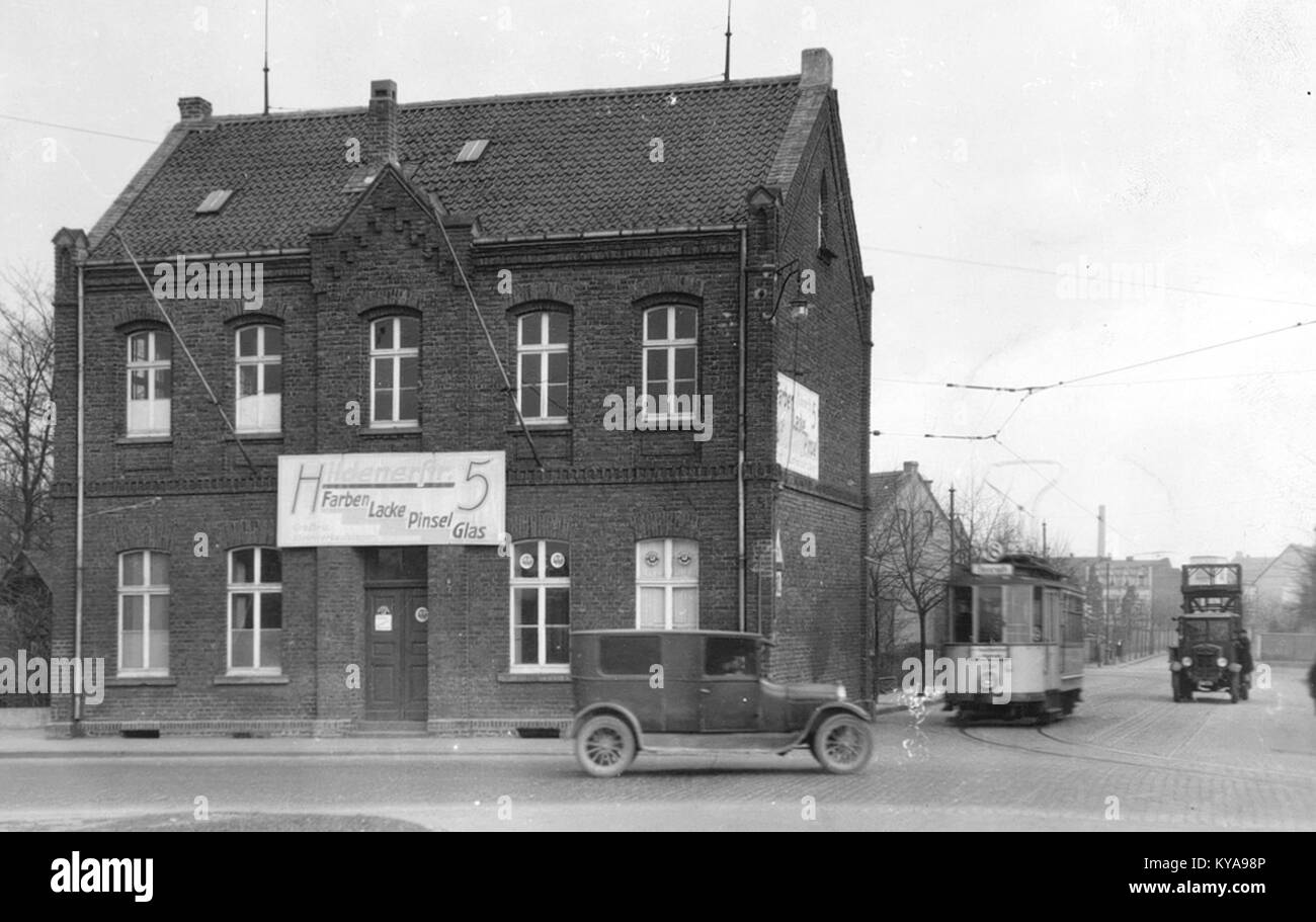 Schloss-Gymnasium, una scuola secondaria attiva dal 1907 al 1912, che fornisce istruzione e formazione in materie accademiche per gli studenti in Germania. Foto Stock