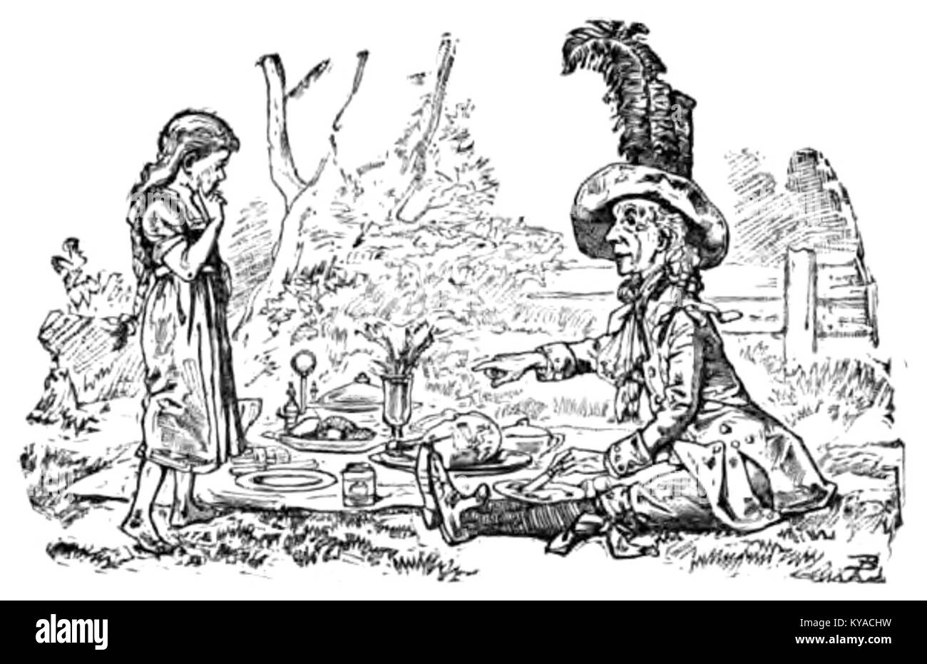 Pagina 194 di "il Principe galleggiante e altre fiabe" in formato DJVU, contenente illustrazioni e storie della collezione. Foto Stock