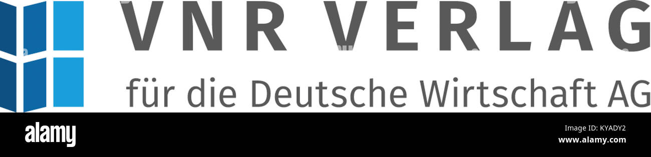 VNR Verlag für die Deutsche Wirtschaft AG è una casa editrice tedesca specializzata in pubblicazioni commerciali, economiche e industriali. Foto Stock