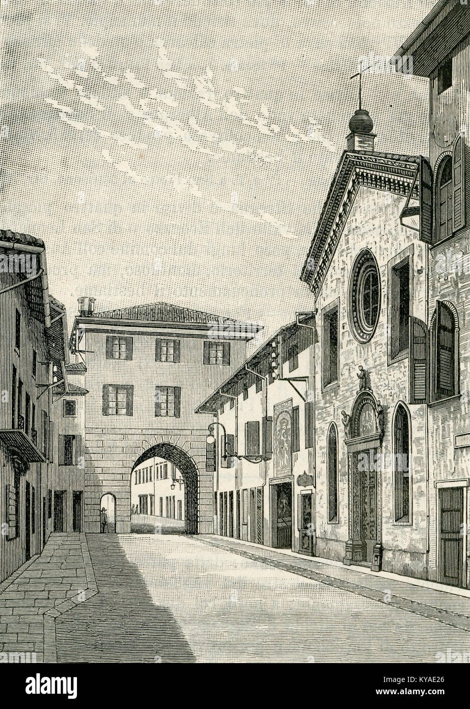 Carte Postale Ancienne De Savorgnano Di San Vito Al Tagliamento (Pordenone) - Italie - Occasion