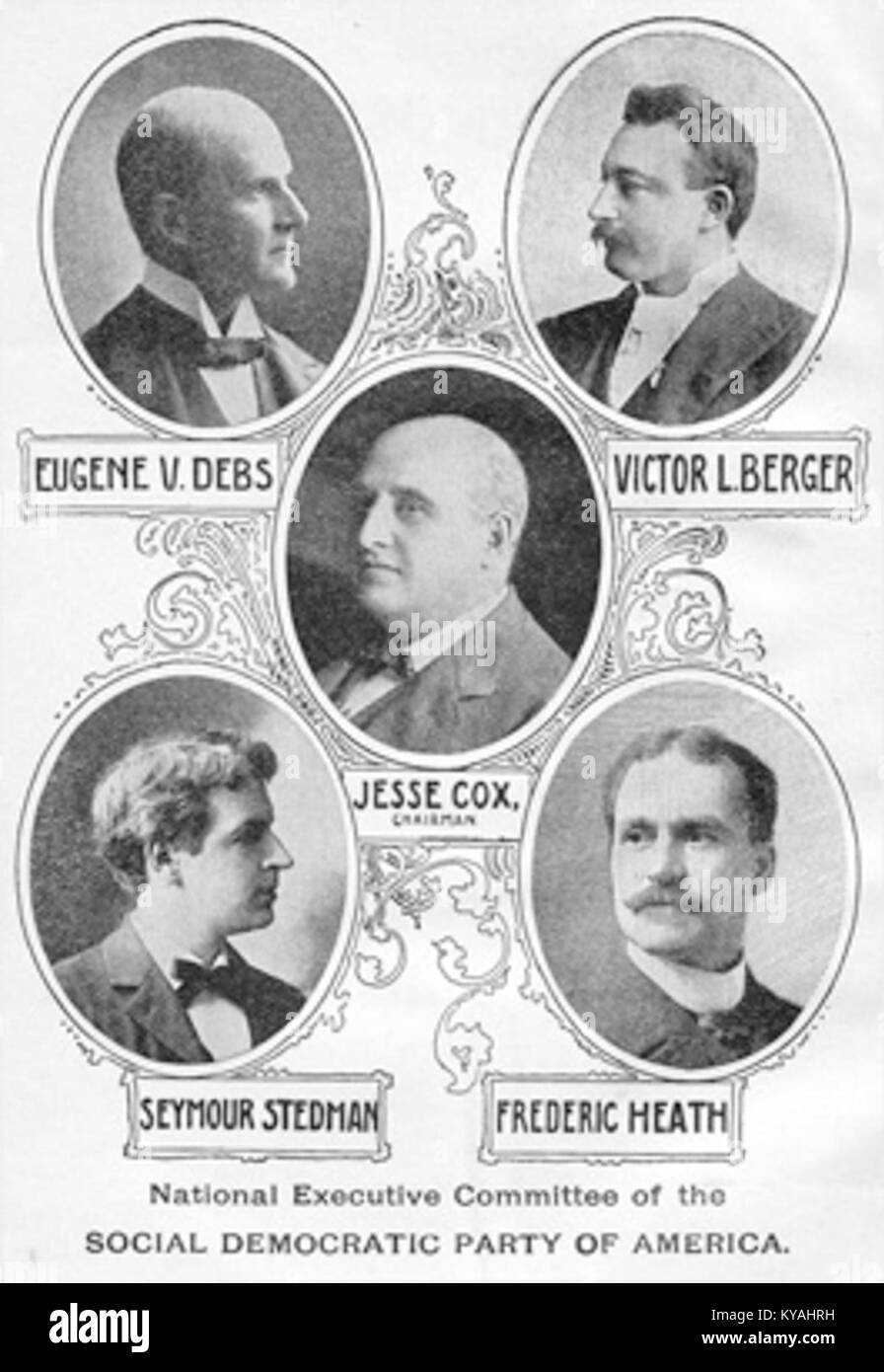 Il Partito socialdemocratico nei primi anni del XX secolo si concentrò sulle attività politiche, sulle riforme sociali e sulla difesa del lavoro nei paesi europei, promuovendo politiche democratiche e sociali. Foto Stock