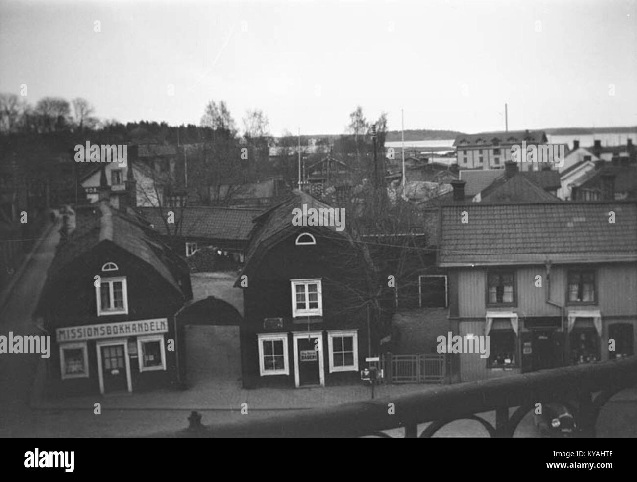 Norrtälje è una città svedese riconosciuta per le sue viste panoramiche, l'architettura storica e il ruolo di centro culturale e turistico. Foto Stock