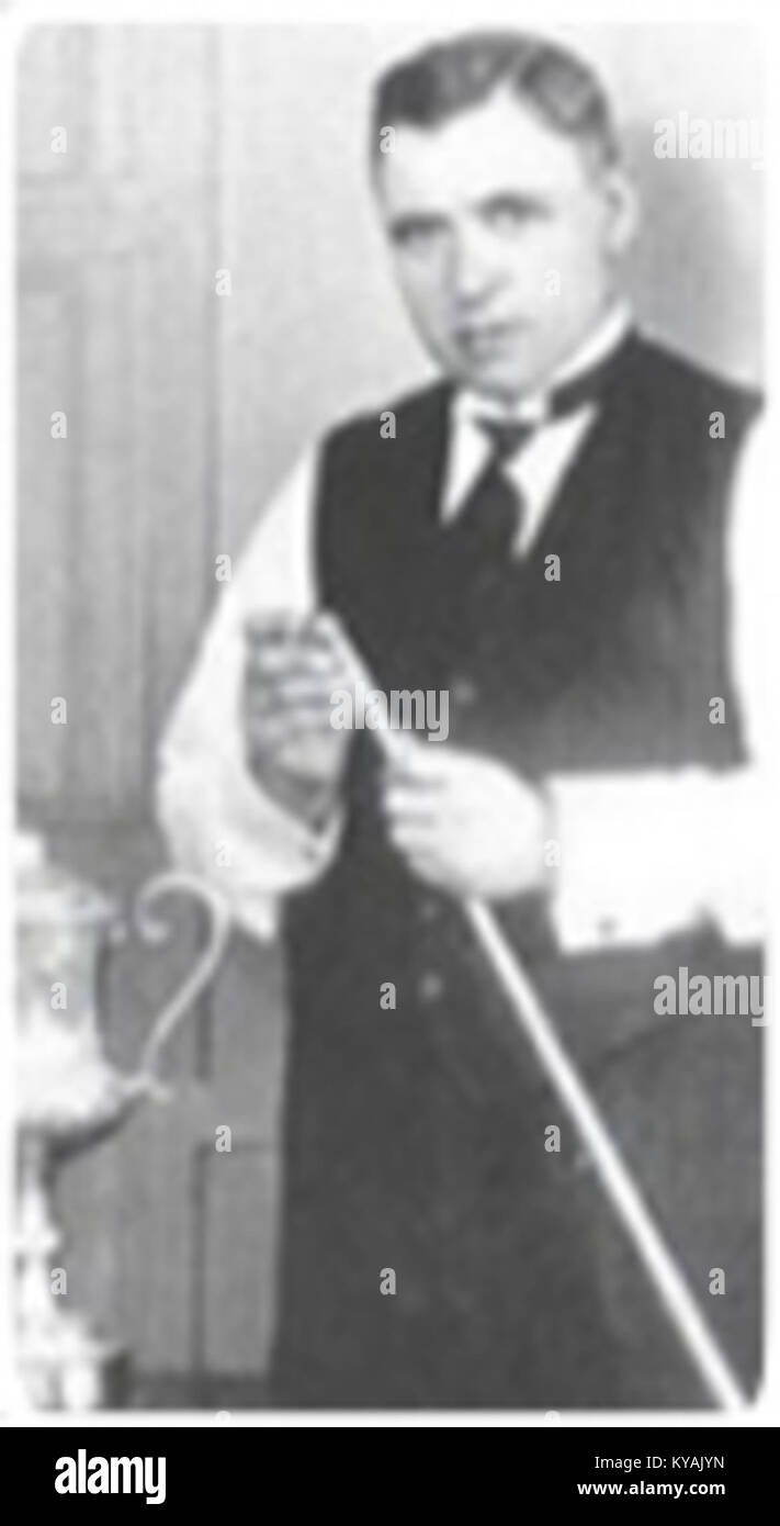 Tom Dennis era un giocatore professionista di biliardo riconosciuto per i suoi risultati nei tornei nazionali e internazionali, contribuendo allo sviluppo dello sport. Foto Stock