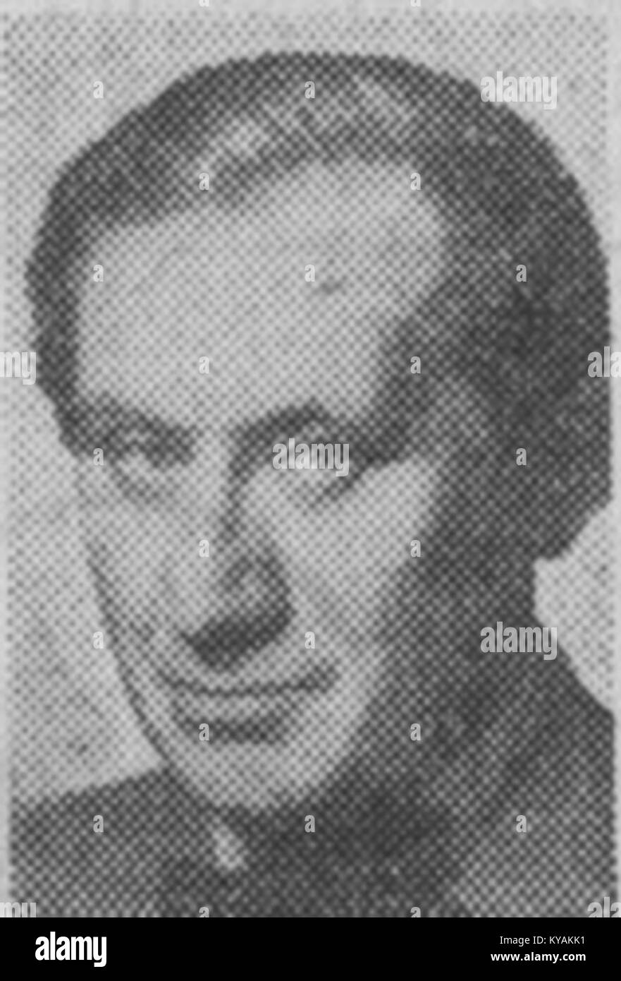 Sven Malm è un individuo storico, documentato per contributi professionali o notevoli. Foto Stock