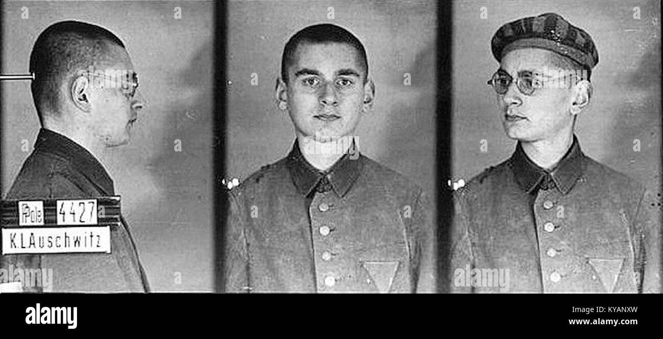 Władyslaw-Bartoszewski KL Auschwitz Foto Stock