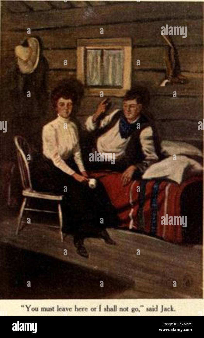 "The Foreman of the JA6; a Novel 7" è un romanzo del 1911 di E. Joy Johnson, ambientato nel West americano alla fine del XIX secolo. La storia segue la vita della moglie di un agente di bestiame, offrendo informazioni sulla vita di frontiera e sulle sfide affrontate nella terra selvaggia. Foto Stock