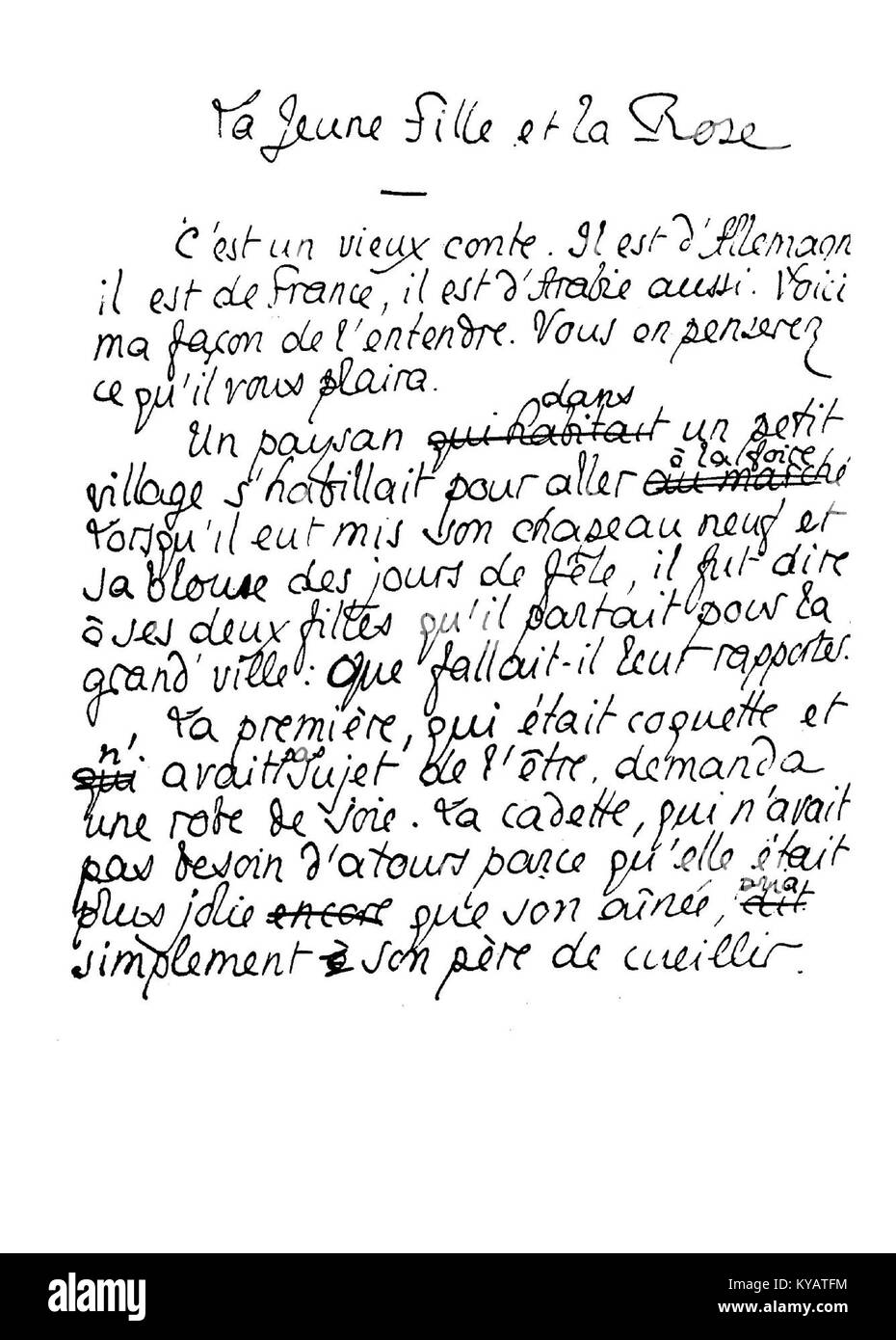Immagine del volume 7, pagina 4, dall'edizione 1929-1931 di Slatkine ristampe di Pierre Louÿs 'Œuvres complètes'. La pagina presenta le opere letterarie dell'autore in francese. Foto Stock