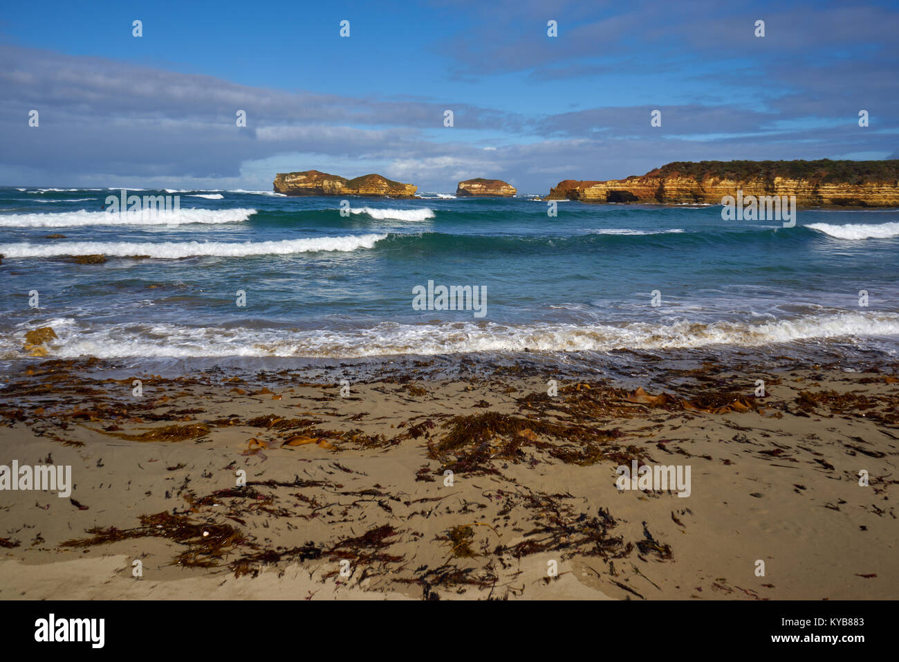 Lungo la Great Ocean Road Australia, Victoria, Australia. Foto Stock