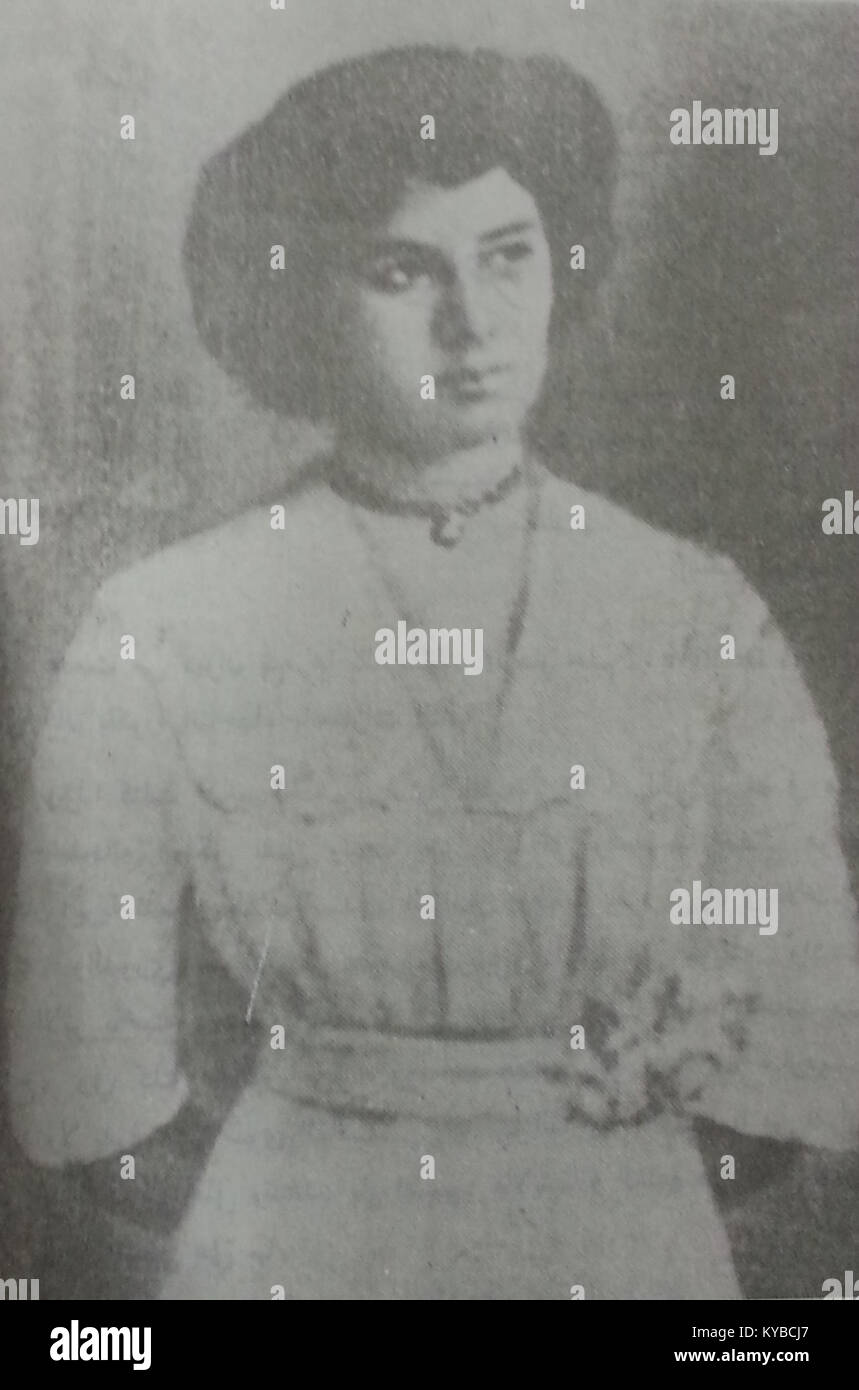 May Ziadé (1886–1941) è stato uno scrittore, poeta e intellettuale libanese-palestinese. Nata a Nazareth, parlava fluentemente più lingue e contribuì alla letteratura araba. Fondò un salone letterario al Cairo, ospitando figure di spicco e promuovendo lo scambio culturale. Foto Stock