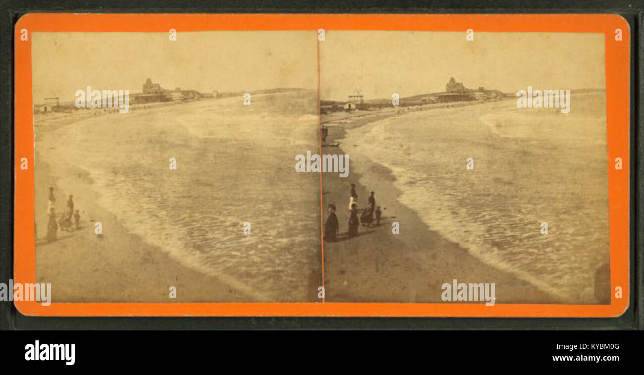 Questa fotografia di J. H. Williams mostra Nantasket, Massachusetts, con paesaggi costieri, viste sulla costa, paesaggi marini, e paesaggi naturali lungo la costa atlantica. Foto Stock