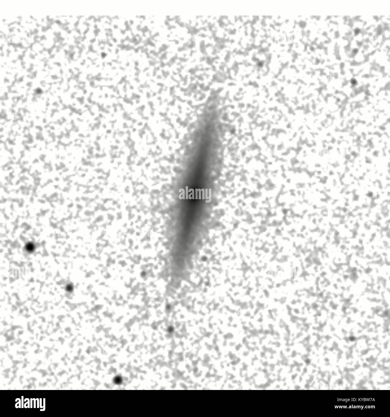 NGC 1184 è una galassia elencata nel New General Catalogue, osservata e analizzata utilizzando la lunghezza d'onda KS come parte degli studi di astronomia a infrarossi Foto Stock