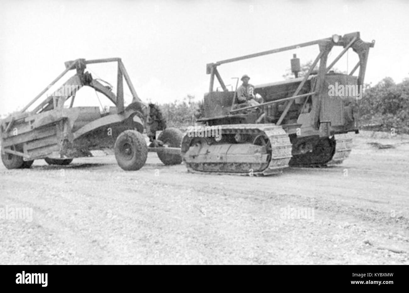 No. 6 Airfield costruzione Sqn RAAF (AWM P02875.171) Foto Stock