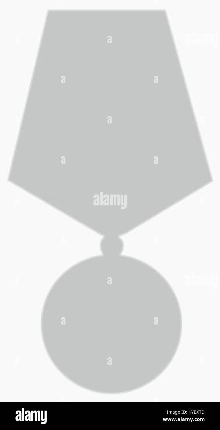Segnaposto di un record immagine per una medaglia, che indica l'assenza di rappresentazione visiva di un elemento correlato a artefatti storici o commemorativi. Foto Stock