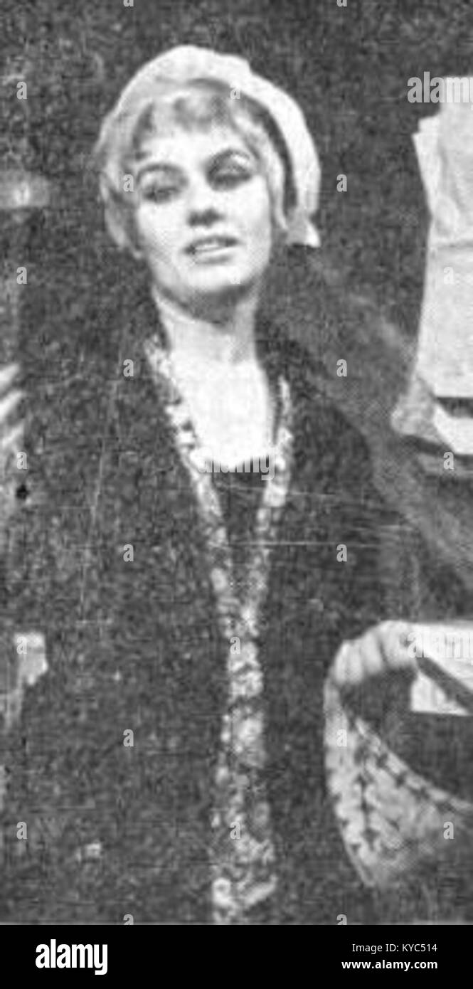 Un disco che si riferisce a Olivera Marković, un'attrice serba nota per il suo lavoro nel teatro, nel cinema e nella televisione a metà del XX secolo. Foto Stock