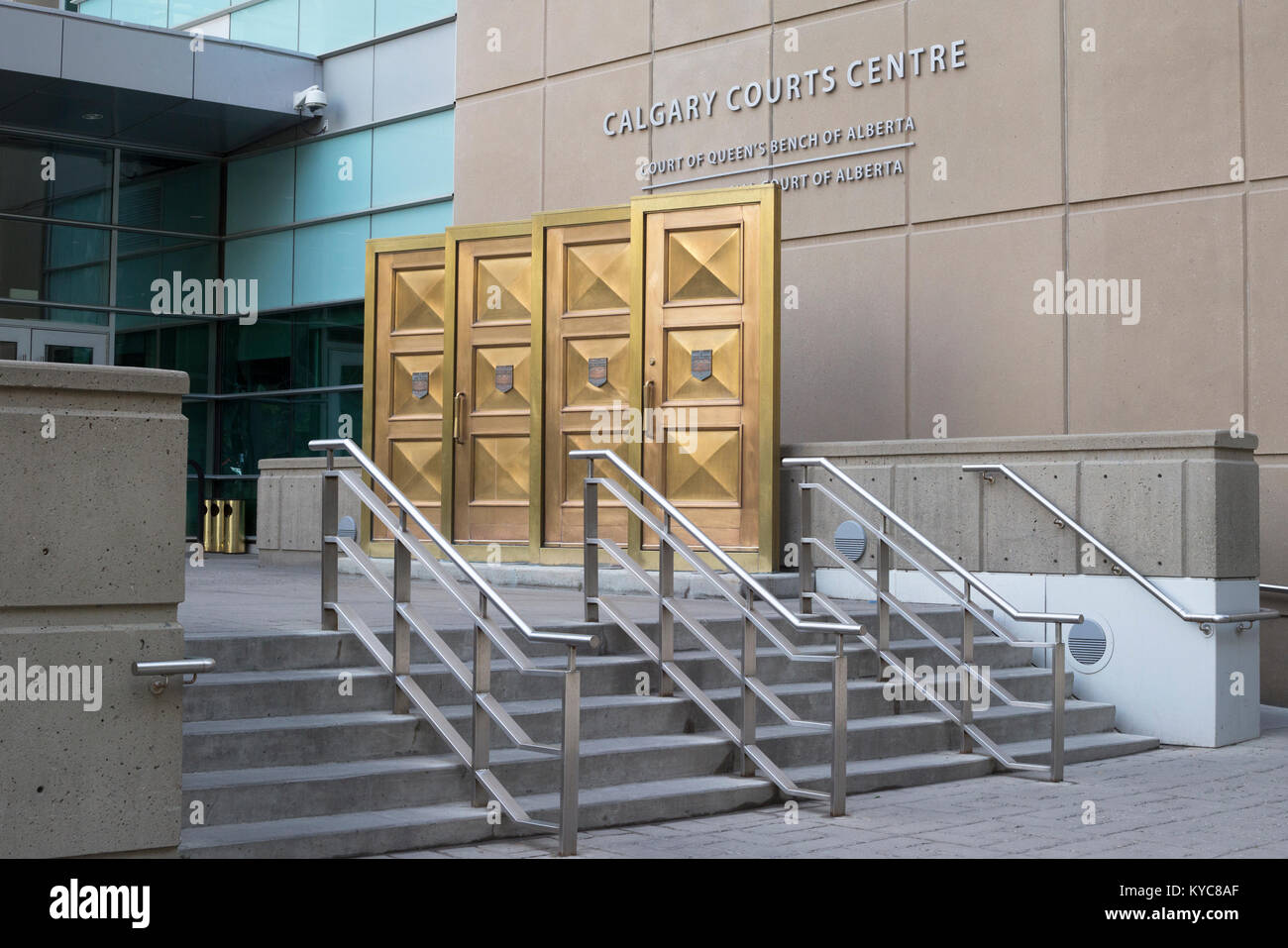 Tribunali di Calgary Center, Corte di regine del banco della Alberta Foto Stock