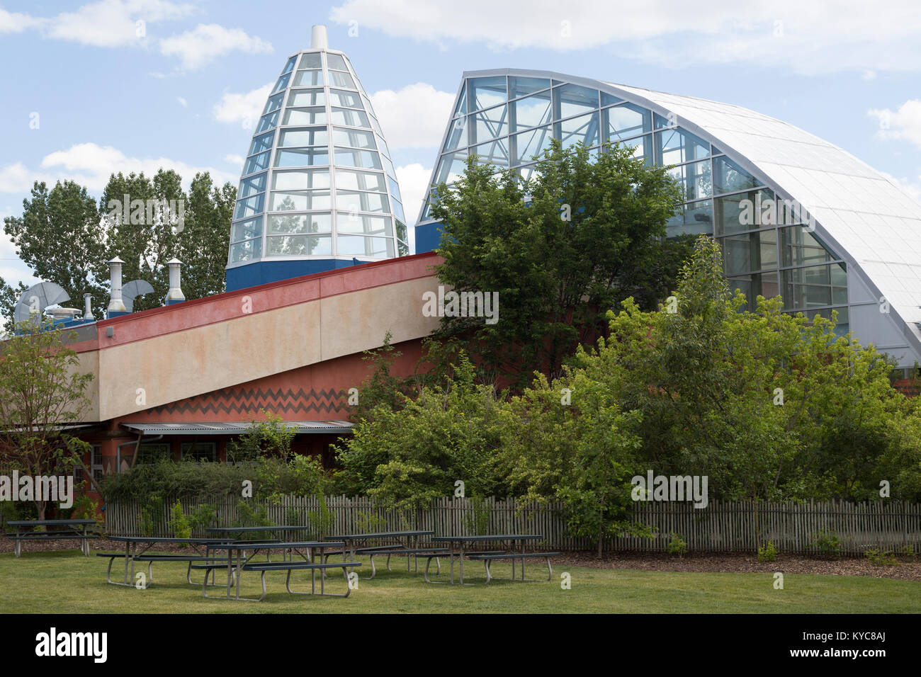 Destinazione Africa presentano nella foresta pluviale al Zoo di Calgary Foto Stock