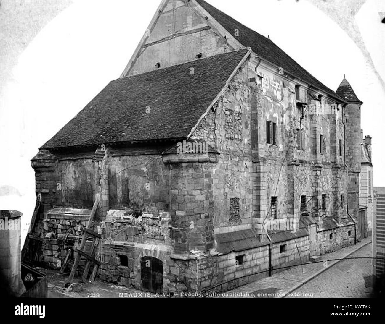 Palais épiscopal (ancien) - Meaux - Médiathèque de l'architecture et du patrimoine - APMH00007218 Foto Stock