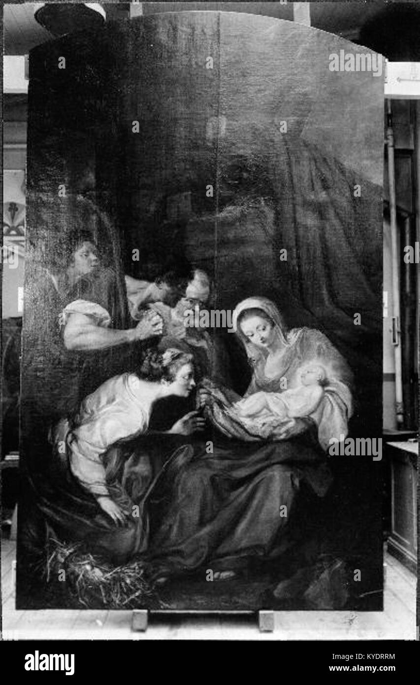 Vista interna della chiesa di Tånnö a Värnamo, Svezia, che mostra arredi in legno, dettagli dipinti e tradizionale artigianato scandinavo della chiesa del XVIII secolo. Foto Stock