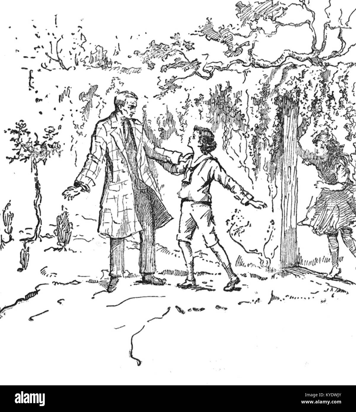 Ogród Tajemniczy str-291 Foto Stock