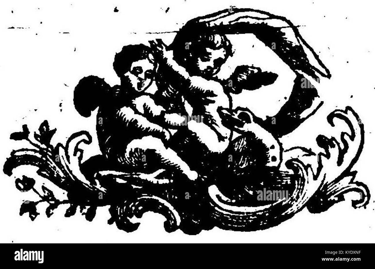 Questa immagine ritagliata illustra il terremoto del 1781 a Cagli, in Italia, documentando l'impatto dell'evento e le relative informazioni storiche. Foto Stock