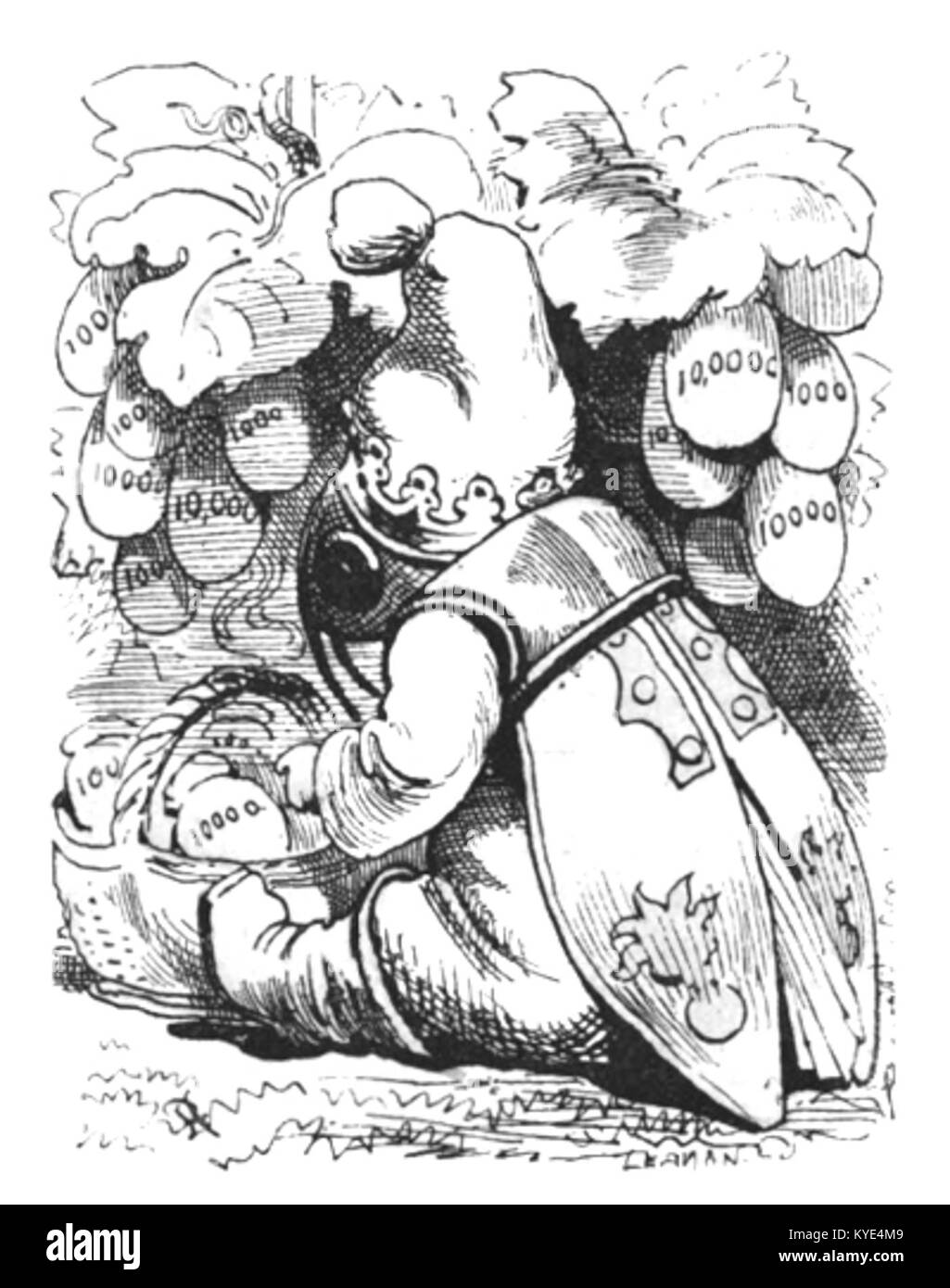 Questo ritratto, che fa parte di *le Trombinoscope* di Touchatout, mostra un individuo notevole della Francia del XIX secolo, enfatizzando le prime tecniche di fotografia ritrattistica francese e il significato sociale. Foto Stock