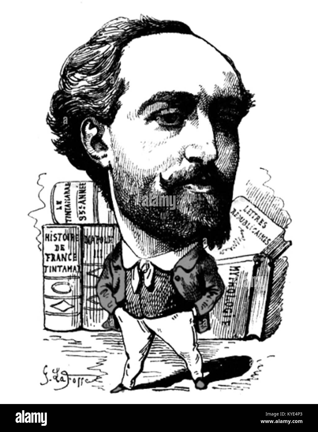 Le Trombinoscope numero 240 di Touchatout presenta un ritratto di una figura documentata, parte di un disco fotografico francese serializzato. Foto Stock