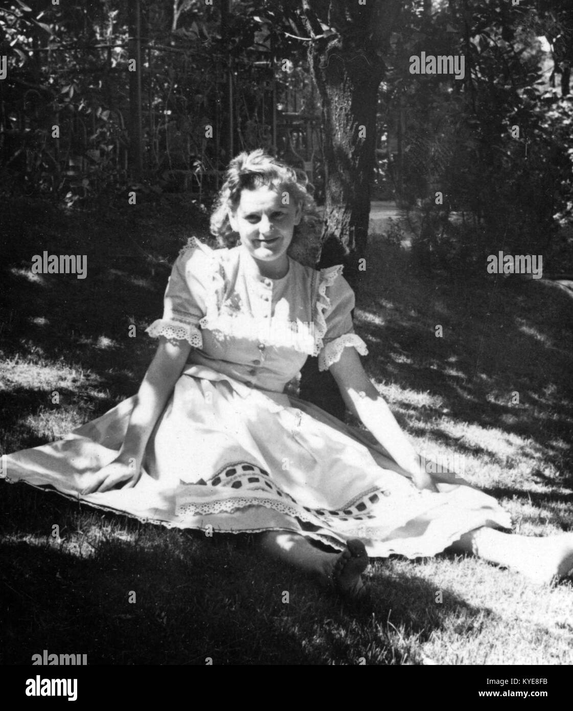 Fotografia dell'attrice ungherese Ida Turay, nota per i suoi contributi al teatro e al cinema ungherese tra la prima e la metà del XX secolo. Foto Stock