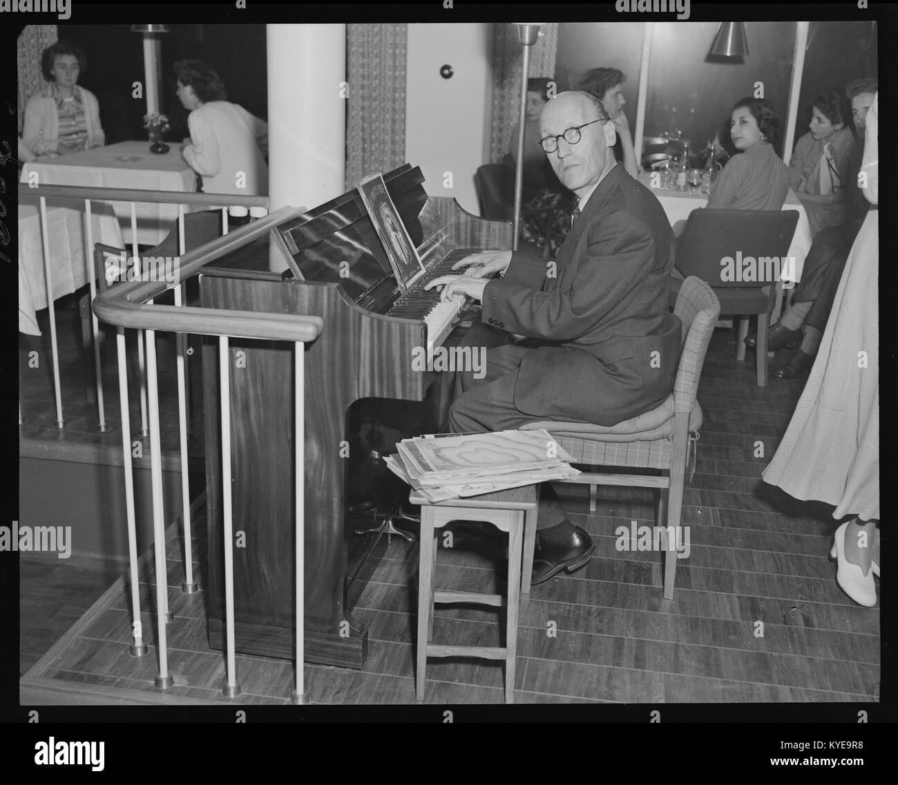 Ukjent hotell, interiør - no-nb digifoto 20160210 00176 NB MIT 12052 AFR Foto Stock
