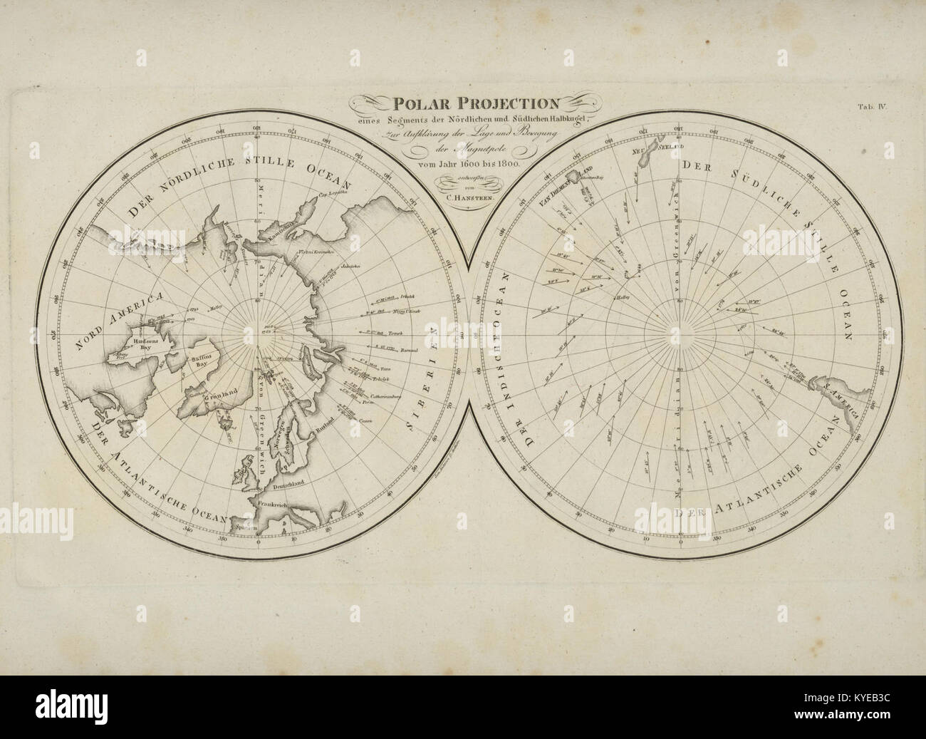 Libro che descrive dettagliatamente le indagini sul magnetismo terrestre, discutendo i campi magnetici, gli esperimenti scientifici e le osservazioni geofisiche. Foto Stock