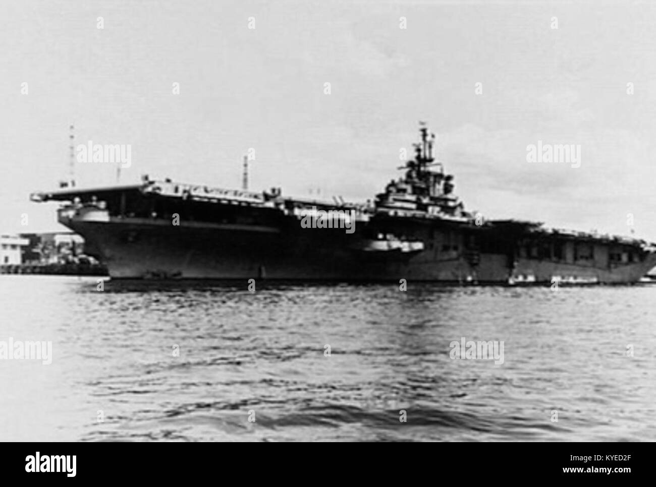 USS Shangri-La (CV-38) Sydney 1947 Foto Stock