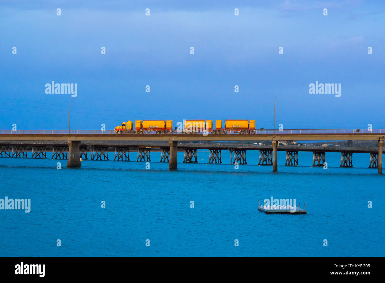 Australian Road train Foto Stock